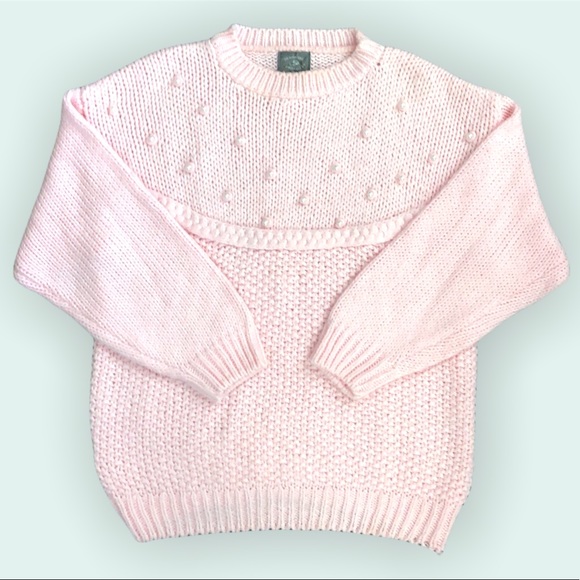 Designers Originals Pink Pearl Knit Sweater - Picture 2 of 7